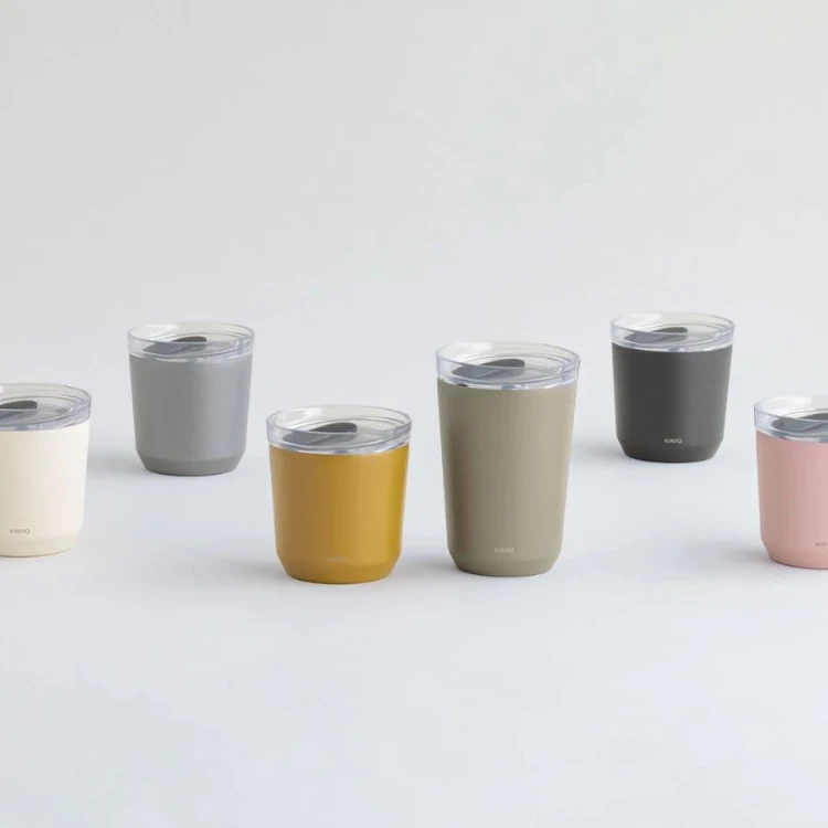 Kinto To Go tumbler 240 ml Khaki 240 ml | CoffeeLove