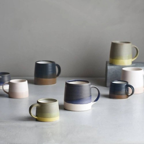 Kinto SCS-S03 mug black x brown 320 ml | CoffeeLove