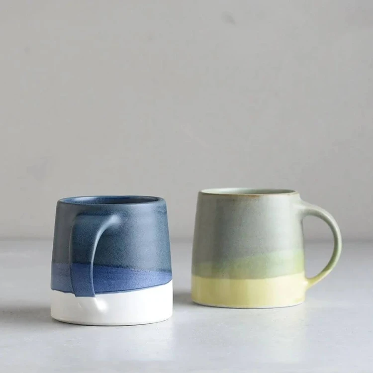 Kinto SCS-S03 mug moss green x yellow 320 ml | CoffeeLove