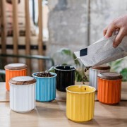 Origami Canister Yellow | CoffeeLove