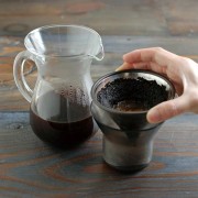 Kinto Zestaw z dripperem stalowym 4 Cup | CoffeeLove