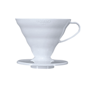 Hario dripper V60-02 plastikowy biały | CoffeeLove