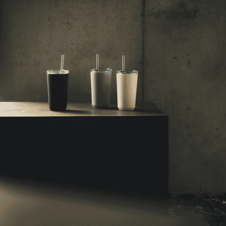 Kinto to go Tumbler ice gray 480 ml | CoffeeLove