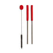Hydro Flask Stainless Steel Straw Set Goji | CoffeeLove