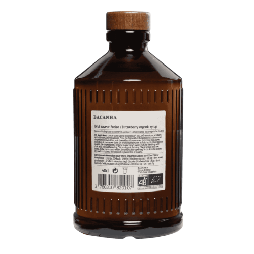 Bacanha syrop o smaku truskawkowym 400 ml | CoffeeLove