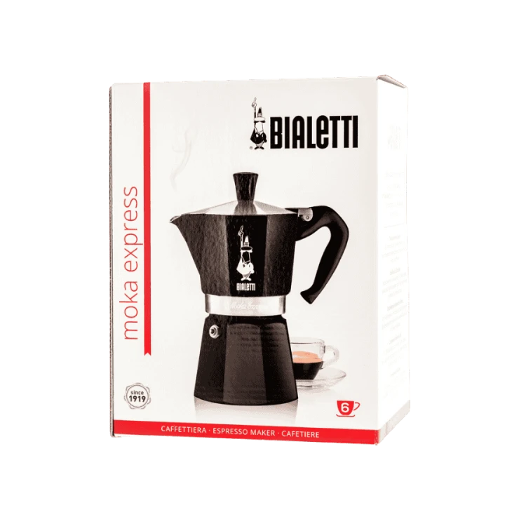 Bialetti Moka Express czarna 6TZ | CoffeeLove