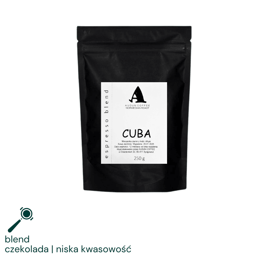 Audun Cuba Blend Espresso 250 g | CoffeeLove